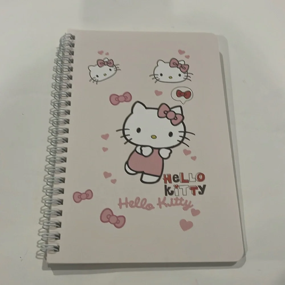 Hello Kitty 60 Page Spiral Date Journal/ Planner NWT